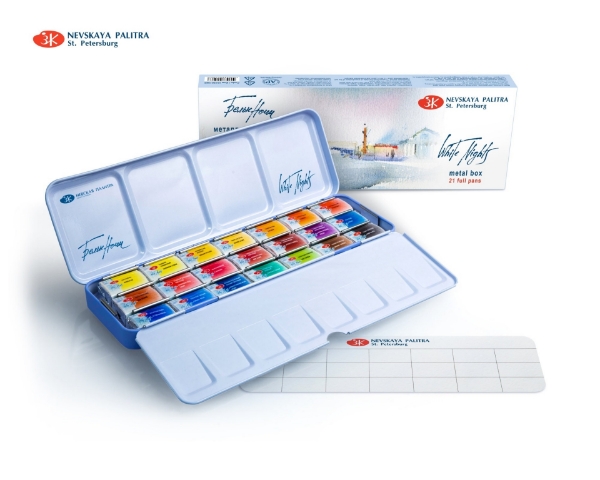 Picture of White Nights Watercolor St. Petersburg Full Pan - Set of 21