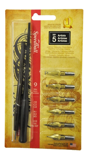 Picture of Speedball Artist Nib No.5 - Set of 9 (2962)