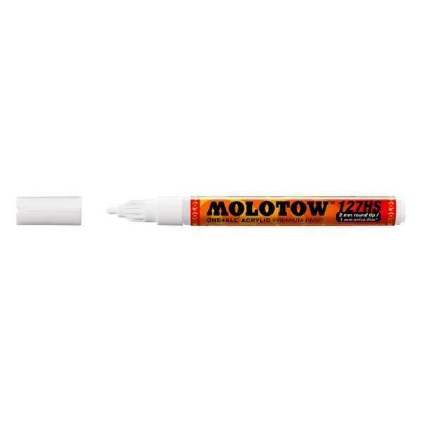 Picture of Molotow One 4 All Acrylic Marker 2mm - Signal White