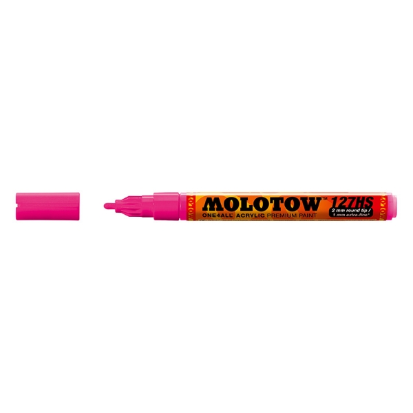 Picture of Molotow One 4 All Acrylic Marker 2mm  -  Neon Pink