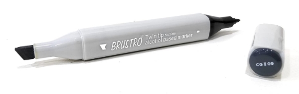 Picture of Brustro Twin Tip Based Alcohol Marker - CG II 09