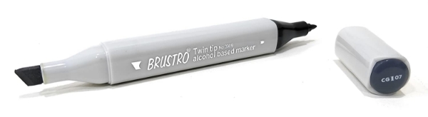 Picture of Brustro Twin Tip Based Alcohol Marker - CG II 07