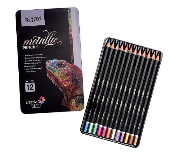 Picture of Brustro Metallic Pencil - Set of 12