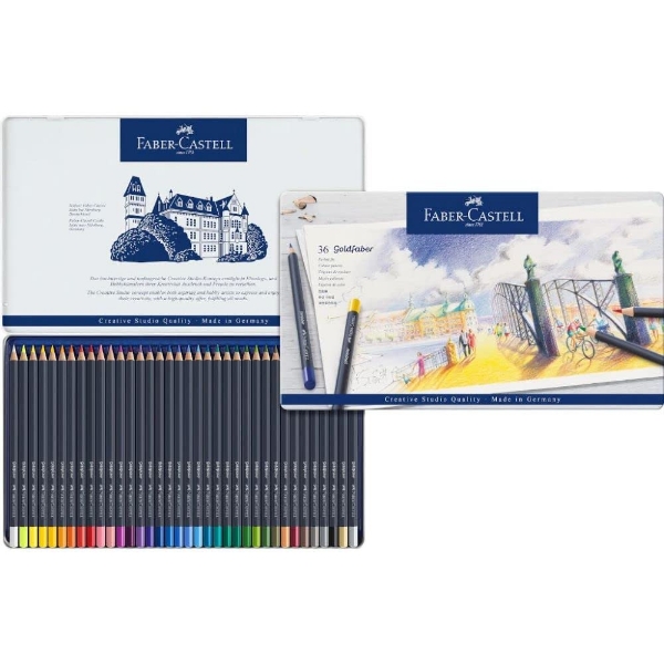 Picture of Faber Castell Goldfaber Colour Pencil - Set of 36