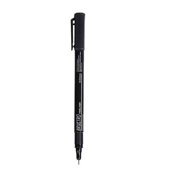 Picture of Brustro Fineliners Pen - Black (0.03mm)