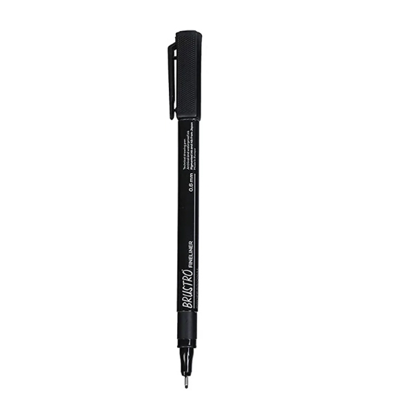 Picture of Brustro Fineliners Pen - Black (0.6mm)