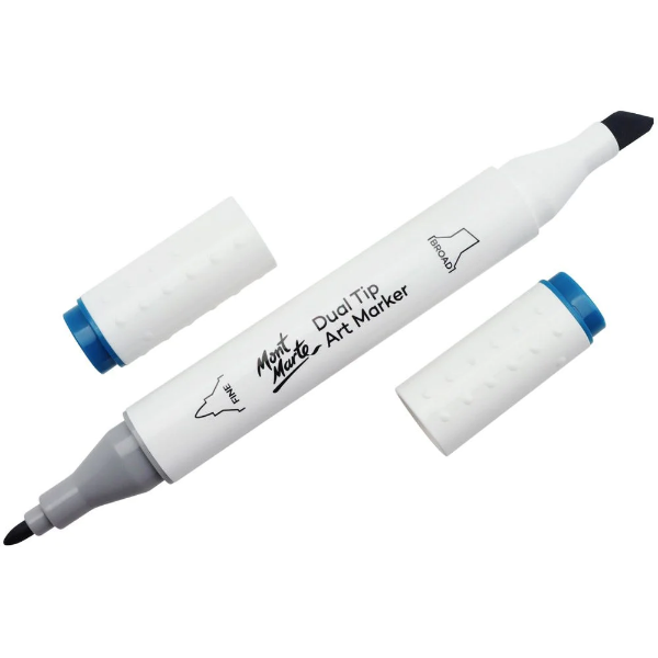 Picture of Mont Marte Dual Tip Art Marker - Marine Blue 62 