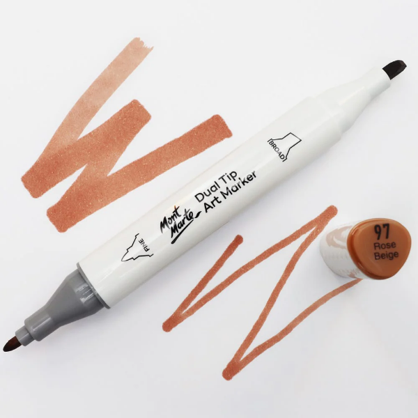 Picture of Mont Marte Dual Tip Art Marker - Rose Beige 97