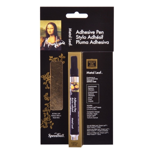 Picture of Speedball Mona Lisa Adhesive Pen - Gold Leaf