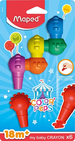 Picture of Maped Color'Peps Baby Crayons - Set of 6