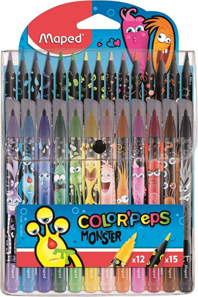 Picture of Maped Color'Peps Monster Marker and Coloured Pencil Set