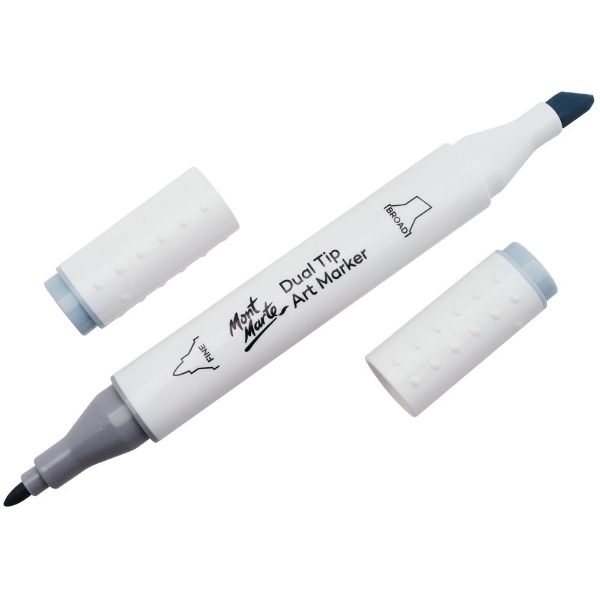 Picture of Mont Marte Dual Tip Art Marker - Blue Grey BG1