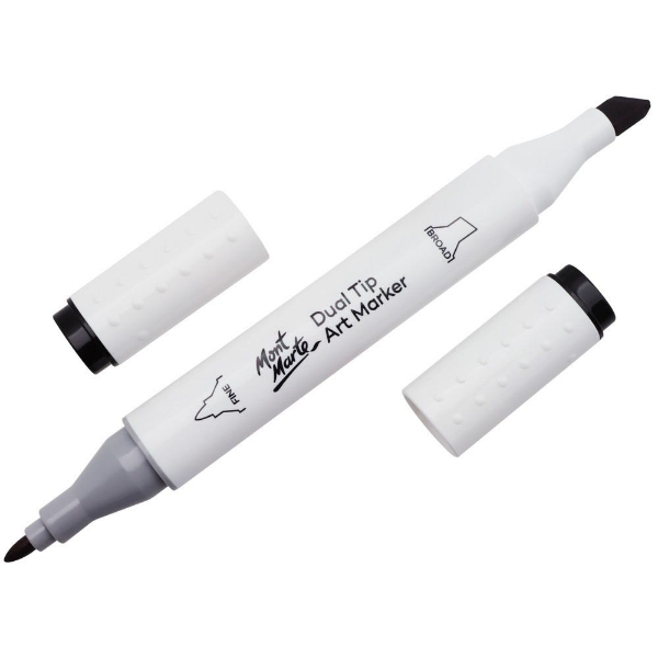 Picture of Mont Marte Dual Tip Art Marker - Black 120