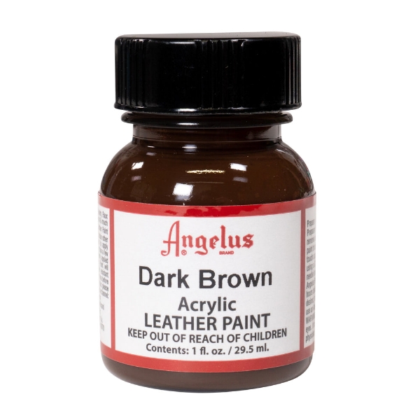 Picture of Angelus Acrylic Leather Paint - Dark Brown No.720-18 (29.5ml)
