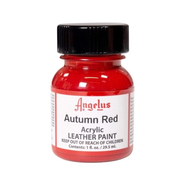 Picture of Angelus Acrylic Leather Paint - Autumn Red No.720-184 (29.5ml)