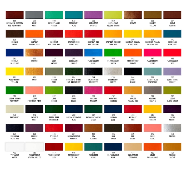 Picture of Liquitex Basics Acrylic Colours - Set of 72 (22ml)