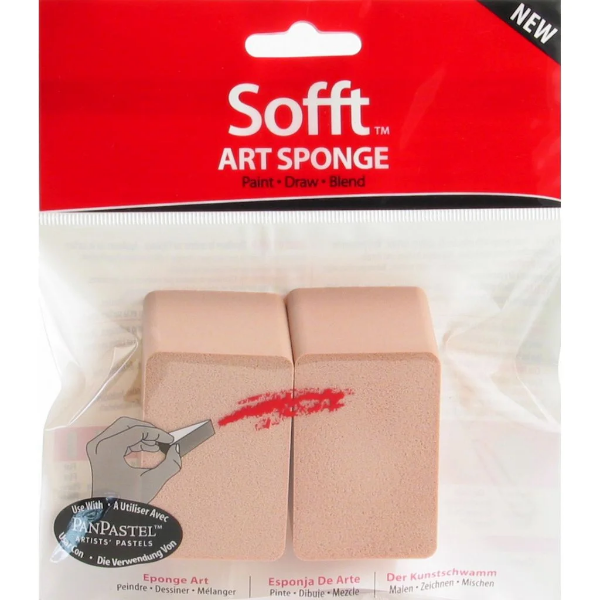 Picture of Panpastel Sofft Art Sponge Angle Slice Flat - Set of 2