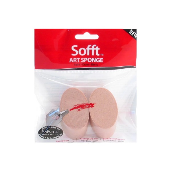 Picture of Panpastel Sofft Art Sponge Angle Slice Round - Set of 2