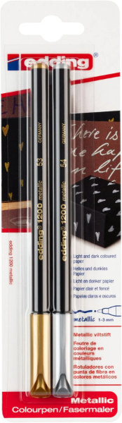 Picture of Edding Metallic Colour Pen - Set of 2 (4-1200-2-1-53-54)
