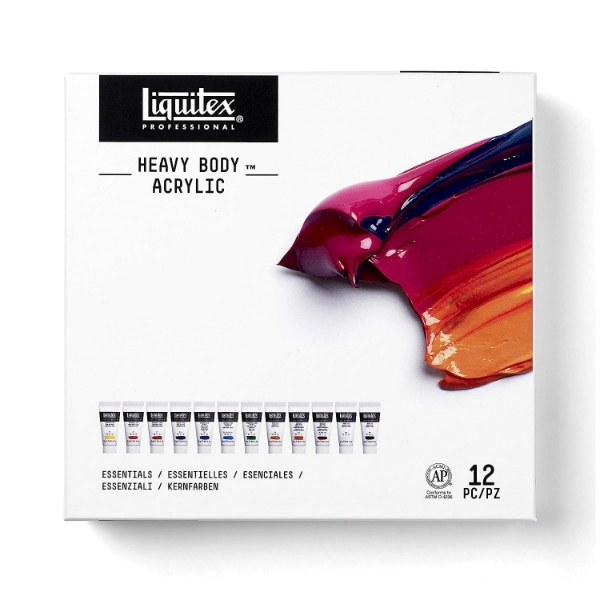 Picture of Liquitex Professional Heavy Body Acrylic Essentials - Set of 12 (22ml)
