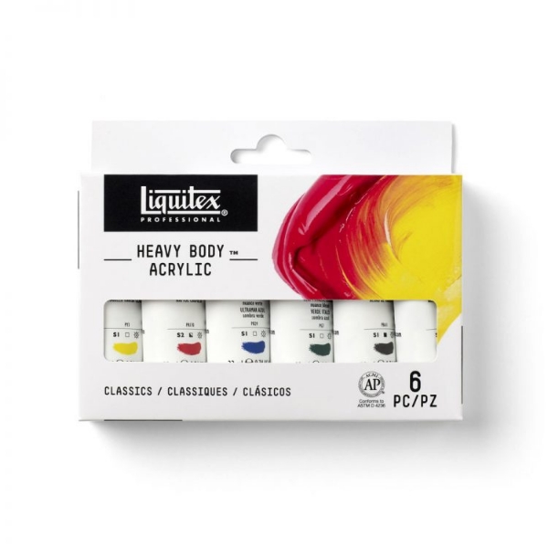 Picture of Liquitex Heavy Body Acrylic Classics - Set of 6 (22ml) 3699294