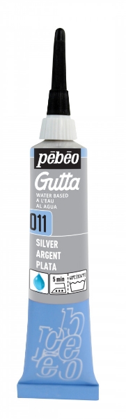 Picture of Pebeo Water Based Gutta Outliner - 20ml Silver
