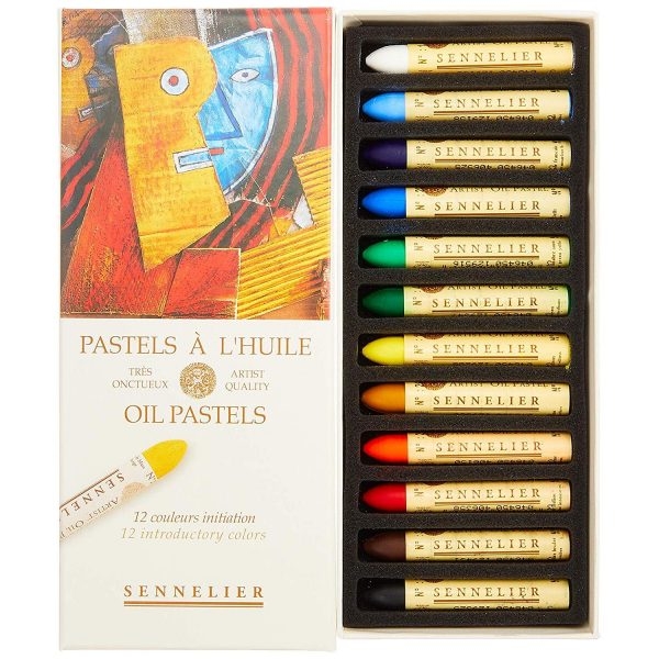 Picture of Sennelier Oil Pastel Set of 12 - Introductory Colours 