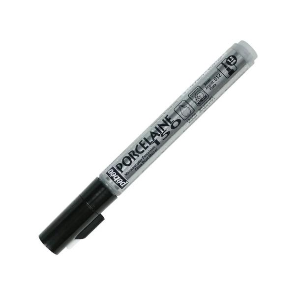 Pebeo Porcelaine 150 Paint Marker Silver - Main Image