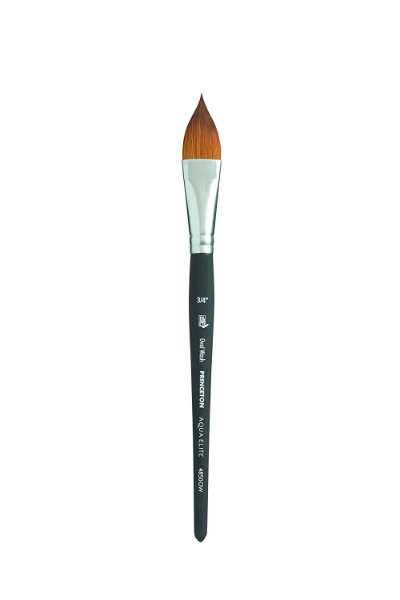 Picture of Princeton Aqua Elite Oval Wash Brush - 4850 (Size 3/4'')