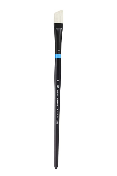 Picture of Princeton Aspen Long Handle Angle Bright Brush - 6500AB (Size 10)