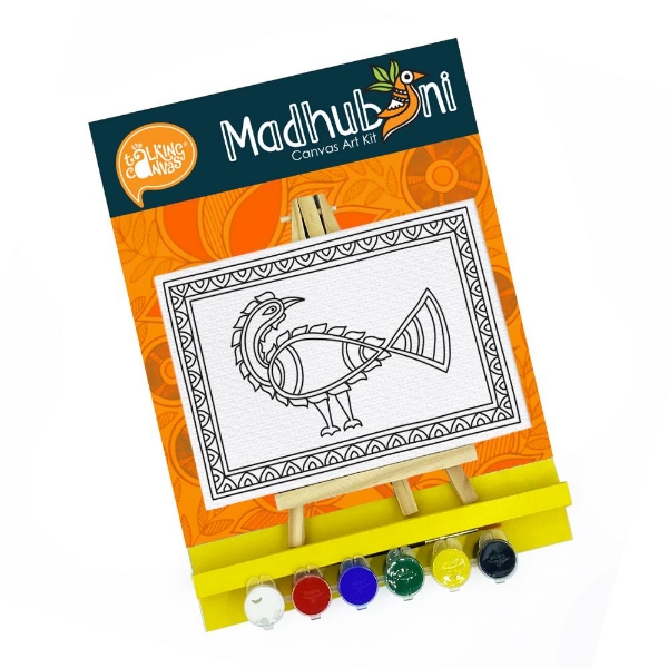 Picture of Printed Canvas Madhubani Art Kit