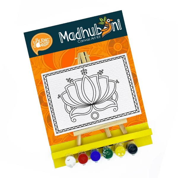 Picture of Printed Canvas Madhubani Art Kit