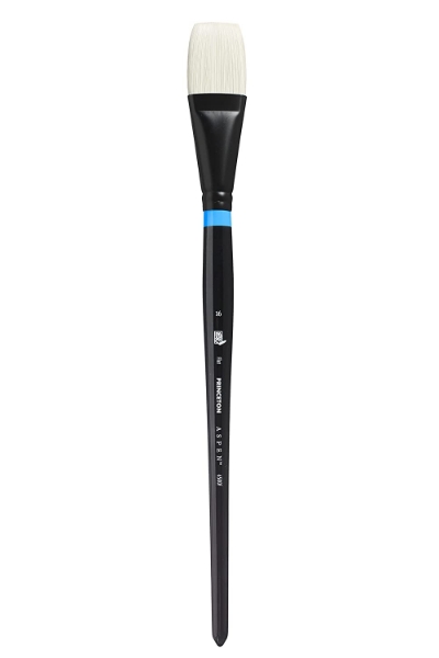 Picture of Princeton Aspen Long Handle Flat Brush - 6500F (Size 16)