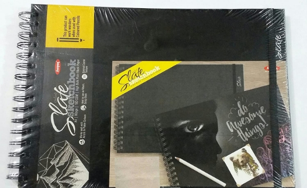 Picture of Anupam Slate Black Sketch Book - A4 80 Pages (180GSM)