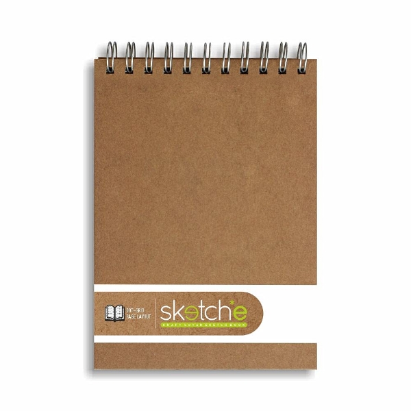 Picture of Anupam Kraft cover Wire-O Sketch Book
