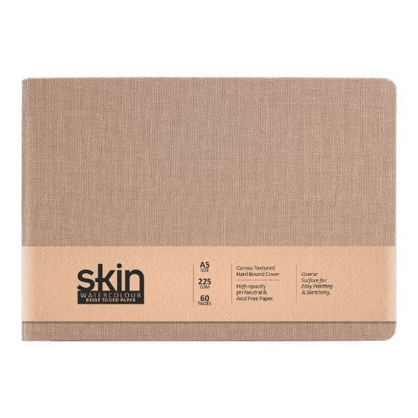 Picture of Anupam Skin Watercolour Beige Toned Sketchbook - A5 (225GSM)