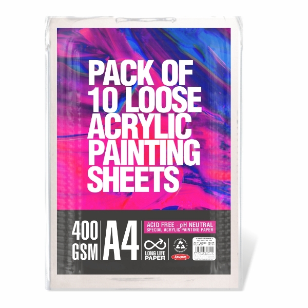 Picture of Anupam Acrylic Painting Loose Sheets - 400GSM 