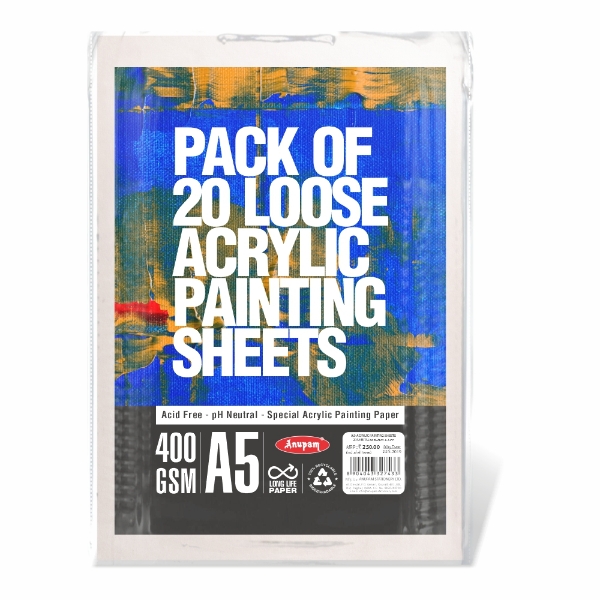 Picture of Anupam Acrylic Painting Loose Sheets - 400GSM 