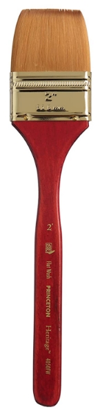 Picture of Princeton Heritage Flat Wash Brush - 4050-200 (Size 2)