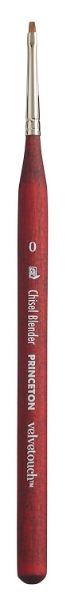 Picture of Princeton Velvetouch Chisel Blender Brush - 3950 (Size 0)