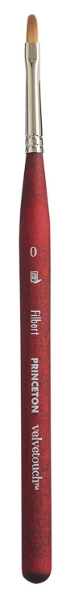 Picture of Princeton Velvetouch Mini Filbert Brush - 3950 (Size 0)