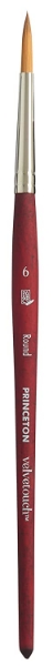 Picture of Princeton Velvetouch Round Brush - 3950 (Size 6)