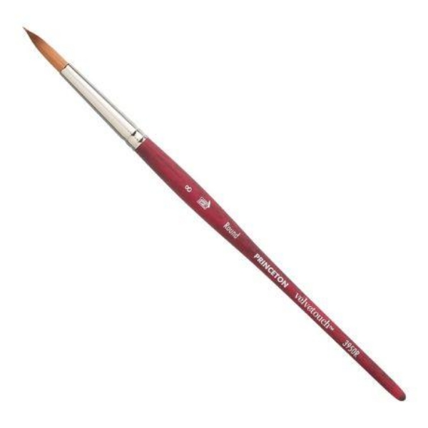 Picture of Princeton Velvetouch Round Brush - 3950 (Size 8)