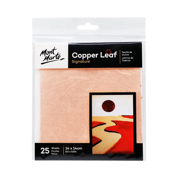 Picture of Mont Marte Copper Leaf - Pack of 25 Sheets