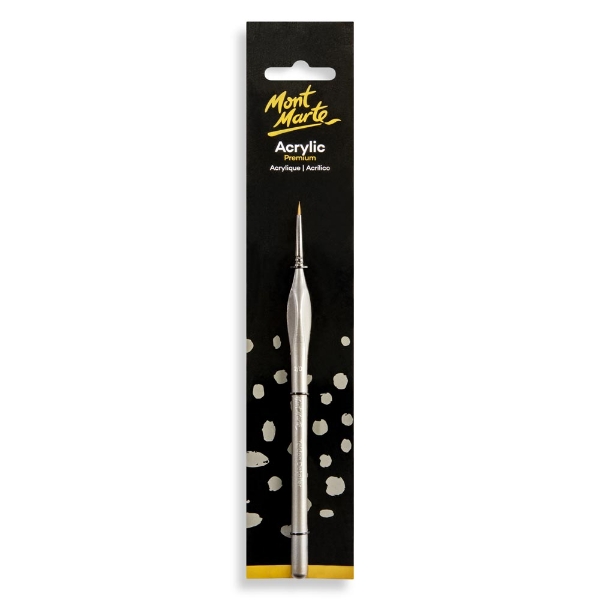 Picture of Mont Marte Taklon Detailer Brush - No.2/0 (MCG0126)