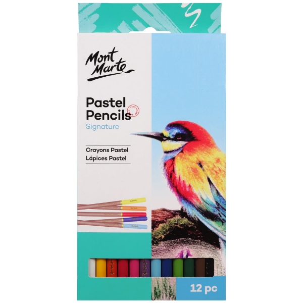 Picture of Mont Marte Pastel Pencils - Set of 12