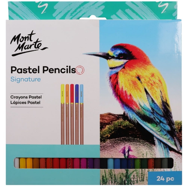 Picture of Mont Marte Pastel Pencils - Set of 24