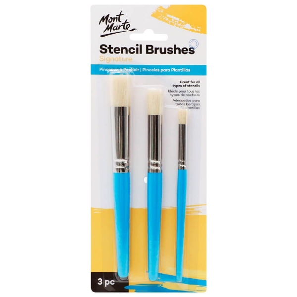 Picture of Mont Marte Stencil Brush - Set of 3