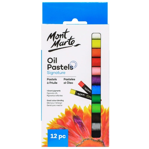 Picture of Mont Marte Oil Pastels Colours - Set of 12