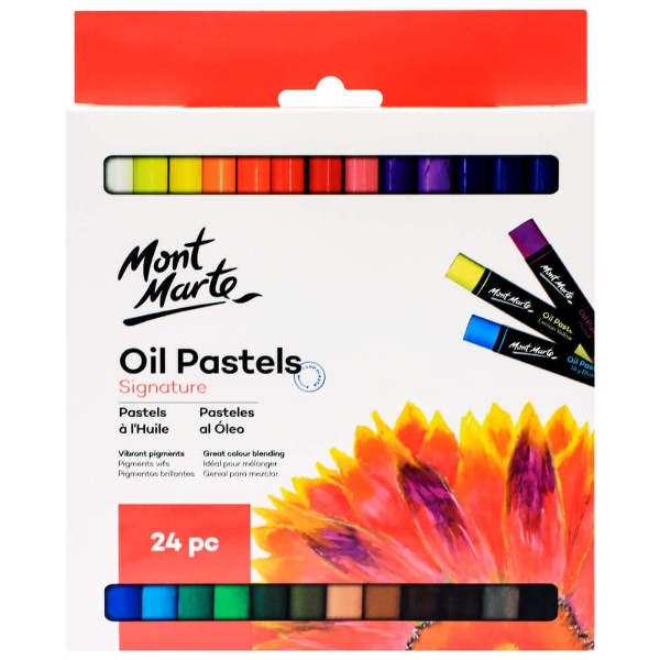 Picture of Mont Marte Oil Pastel Colours - Set of 24